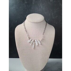 925 Sterling Silver Keshi Pearl Beaded Adjustable Necklace Vintage